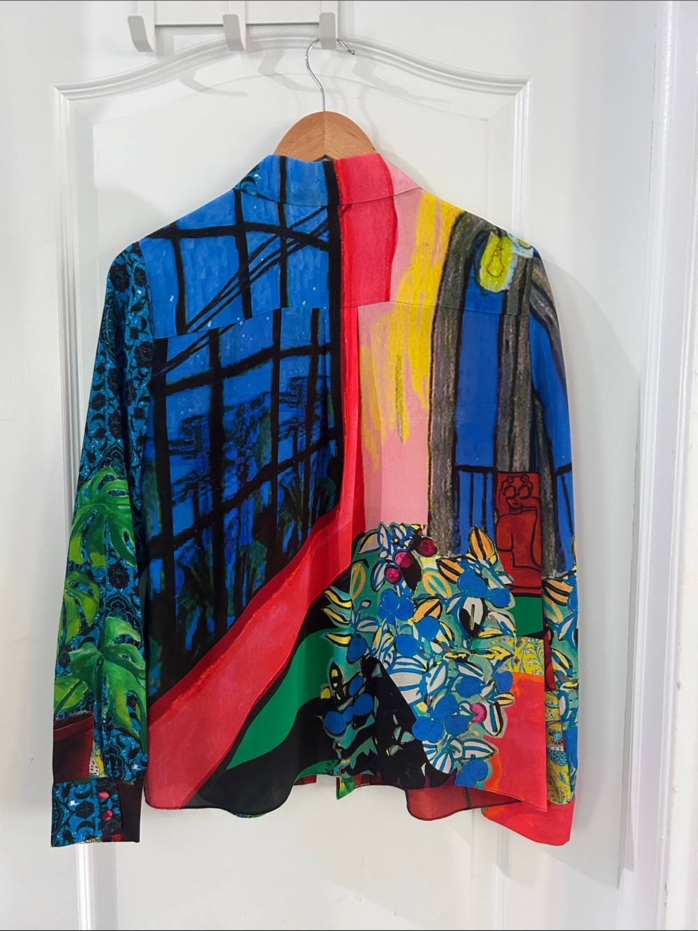 Like new Alice and Olivia Willa silk blouse - Picture 5 of 11